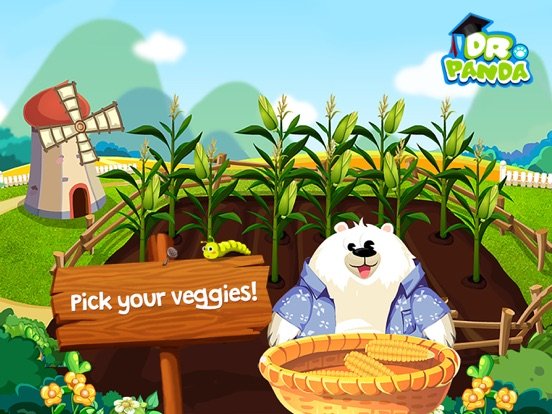 Dr. Panda Veggie Garden