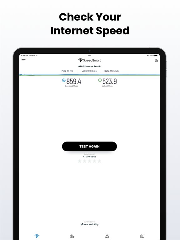 Speed Test SpeedSmart Internet