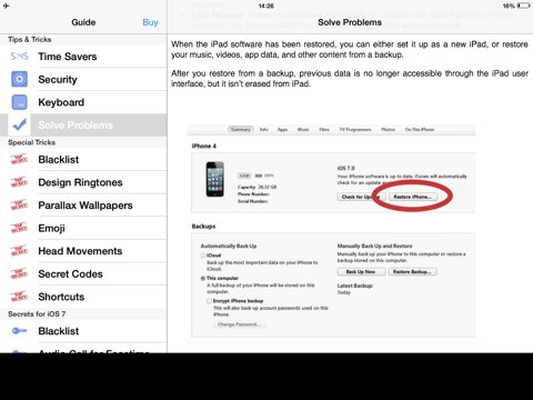 Guide for iOS 7 - Tips, Tricks & Secrets for iPhone, iPad & iPod Touch