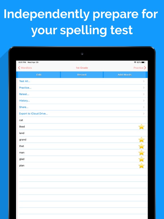 Spelling Notebook: Learn, Test