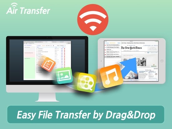 Air Transfer+ File Transfer from/to PC thru WiFi