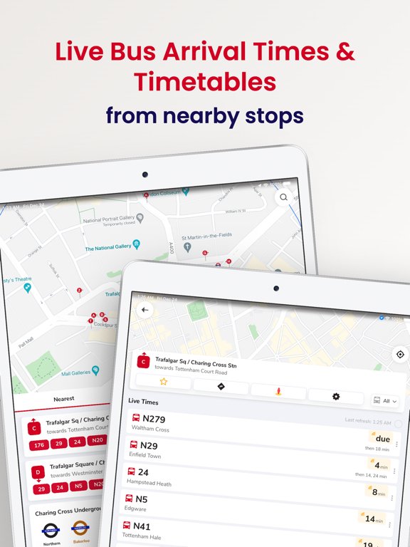 London & UK Live Bus Countdown