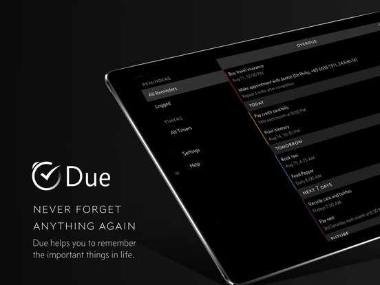Due - Reminders & Timers
