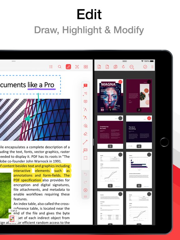 PDF Pro - Reader Editor Forms