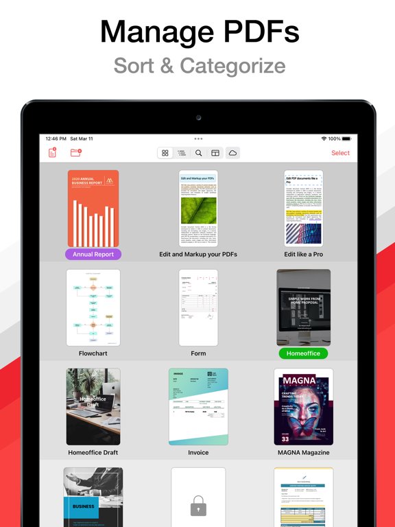 PDF Pro - Reader Editor Forms