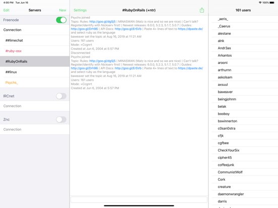 LimeChat - IRC Client