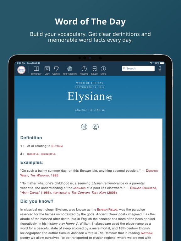 Merriam-Webster Dictionary