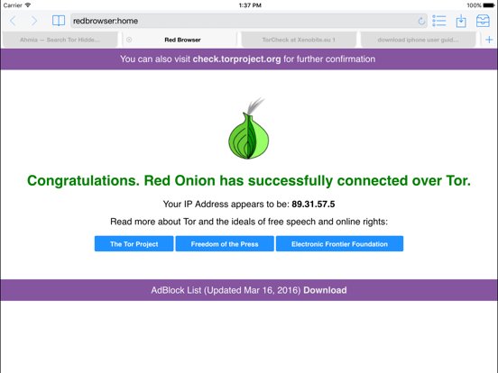 Red Onion - Darknet Browser