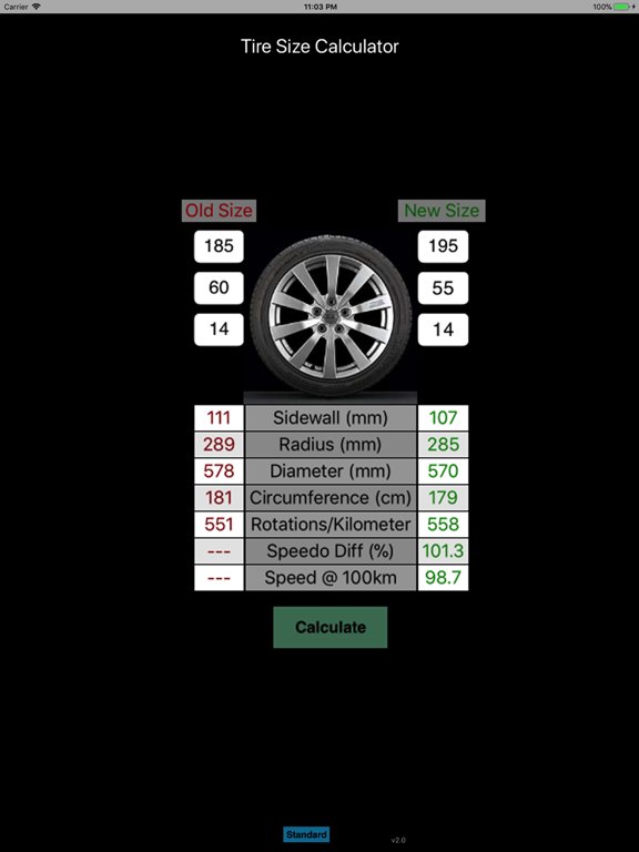 Tire Calculator