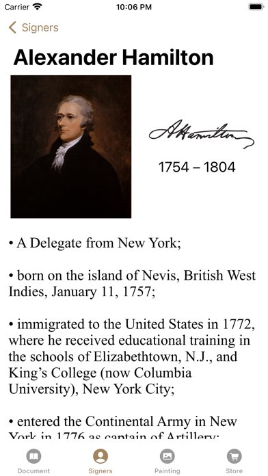 Constitution for iPhone