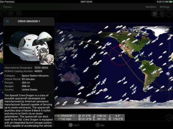 GoSatWatch Satellite Tracking