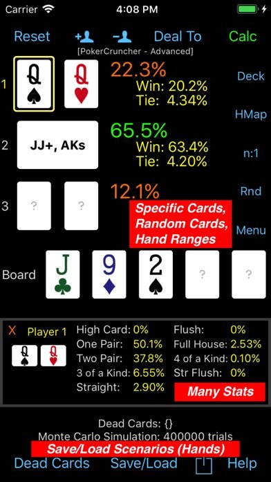 PokerCruncher - Advanced Odds