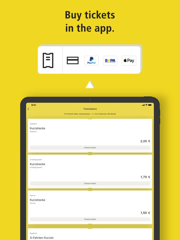 BVG Fahrinfo: Routes & Tickets
