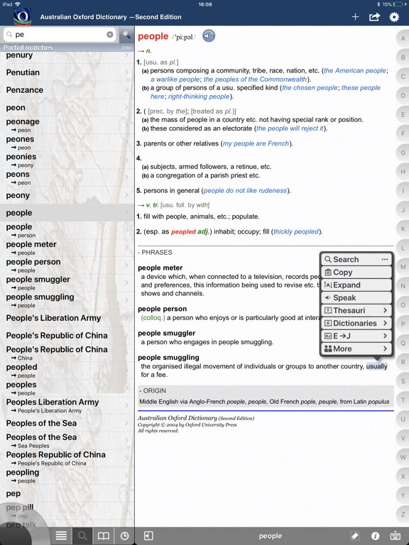 Australian Oxford Dictionary