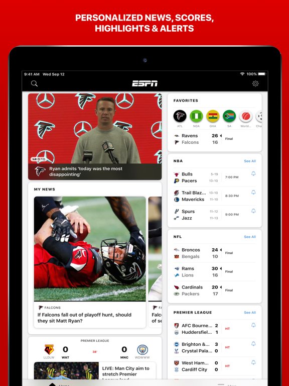 ESPN: Live Sports & Scores