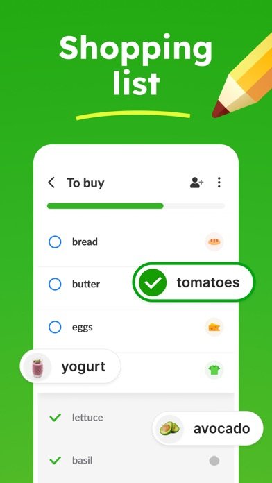 Grocery List - Listonic