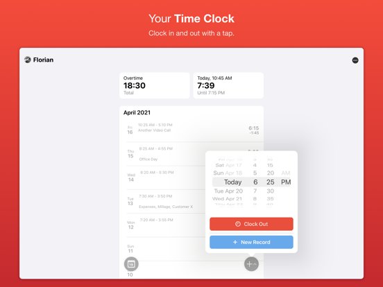 WorkTimes - Hours Tracker