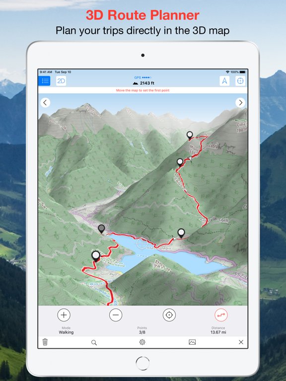 Maps 3D PRO - Hike & Bike