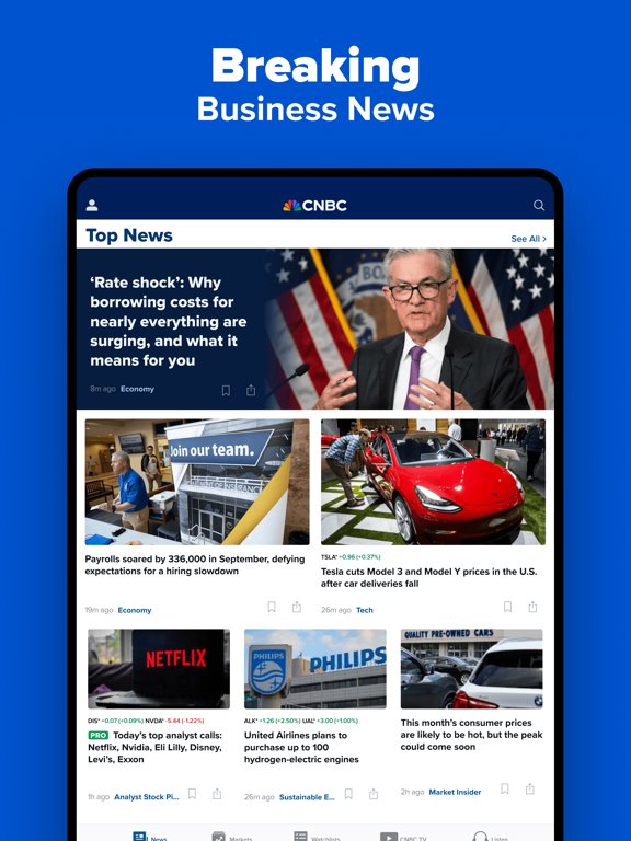 CNBC: Stock Market & Business