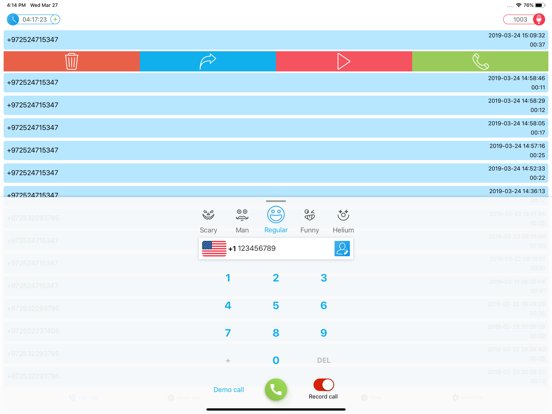 Funcall - Voice Changer & Rec