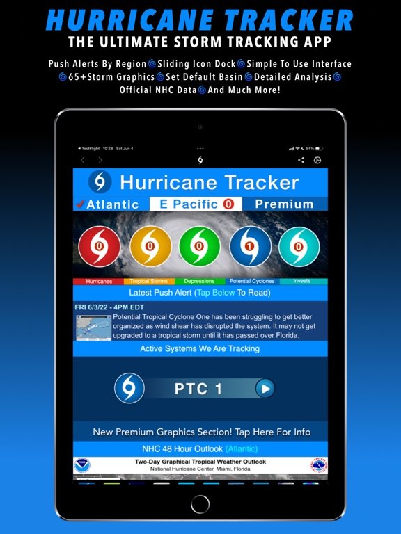 Hurricane Tracker For iPad