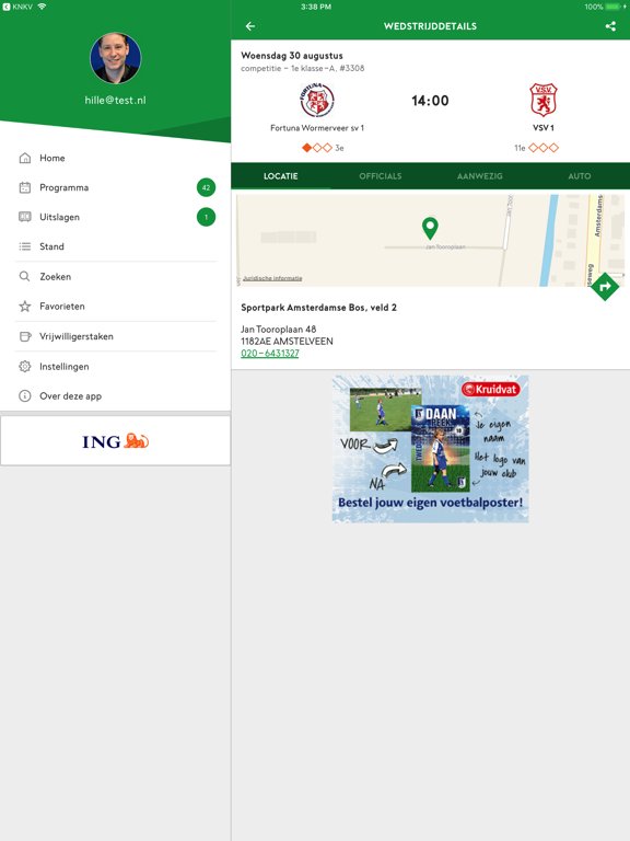 Voetbal.nl - De officiële app