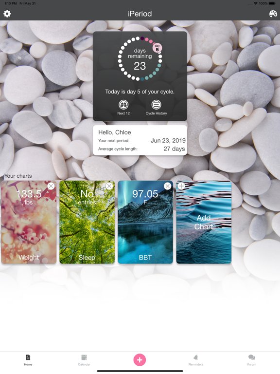 iPeriod Period Tracker HD +