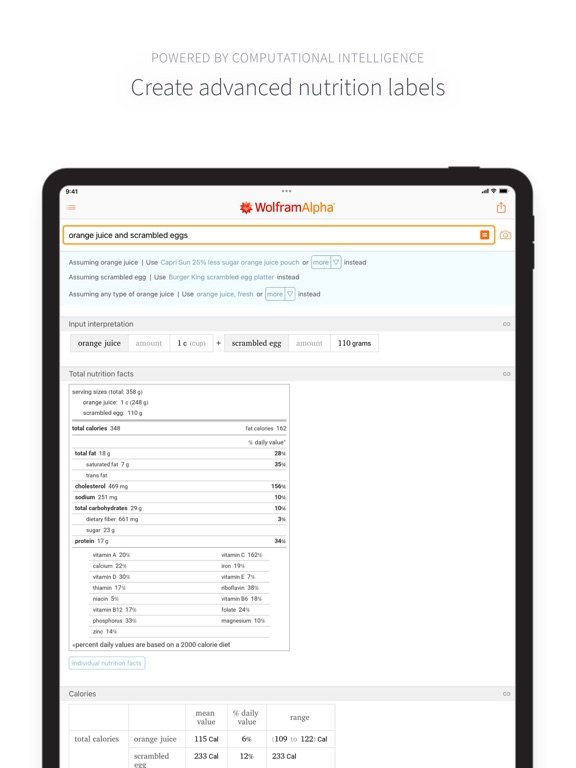 WolframAlpha Classic