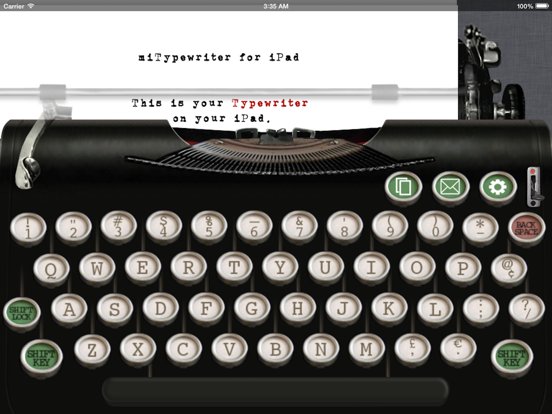 miTypewriter for iPad