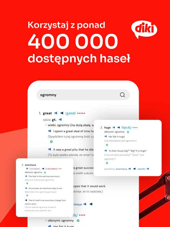 Słownik angielskiego - Diki