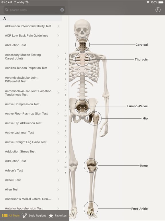 CORE -Clinical Orthopedic Exam