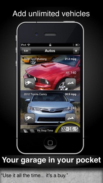 Car Care fuel & service log