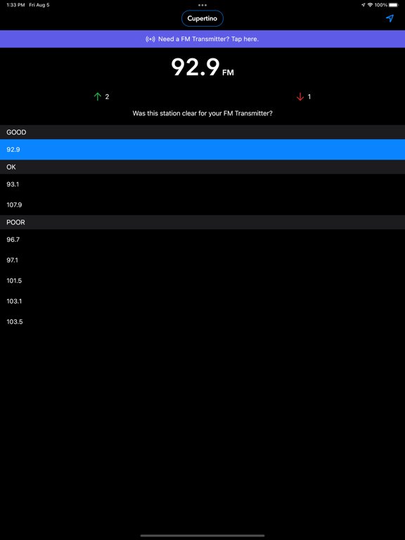 Radio App - FM Transmitter