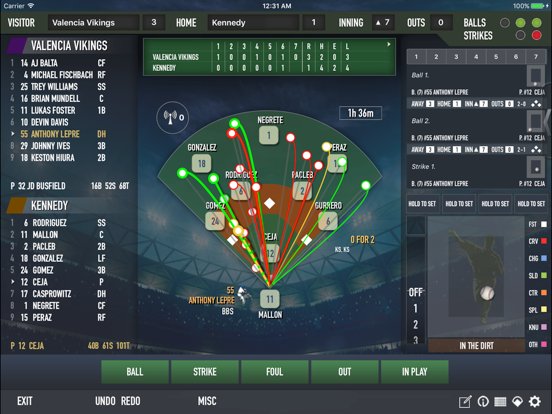 iScore Baseball and Softball