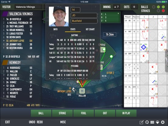 iScore Baseball and Softball