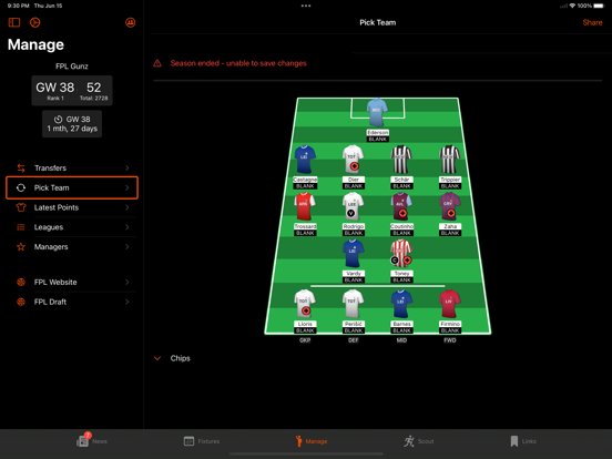 FPL Fantasy Football Manager