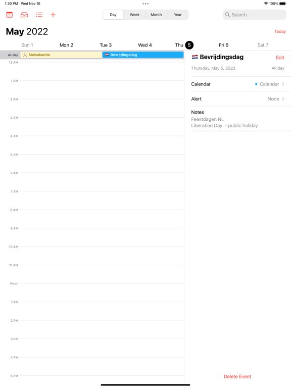 Feestdagen Schoolvakanties NL