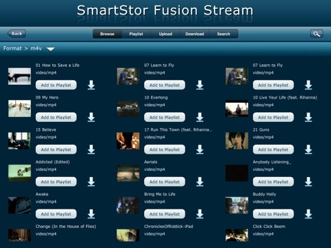 SmartStor Fusion Stream DLNA Digital Media App