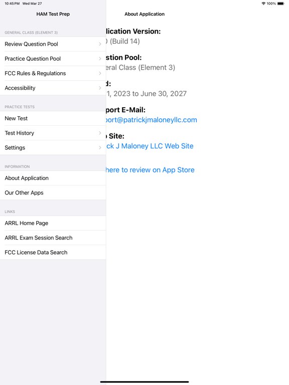 HAM Test Prep:  General