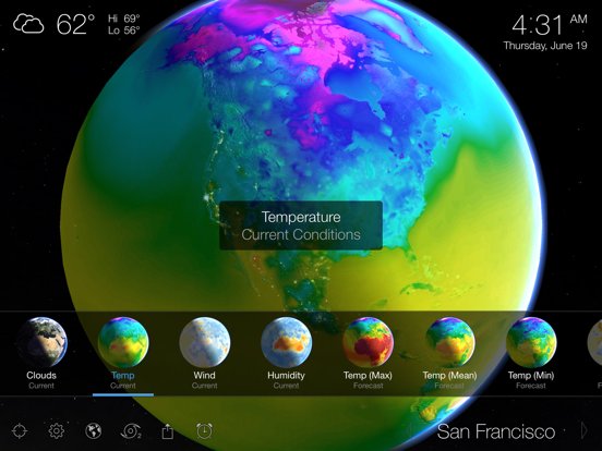 Living Earth - Clock & Weather