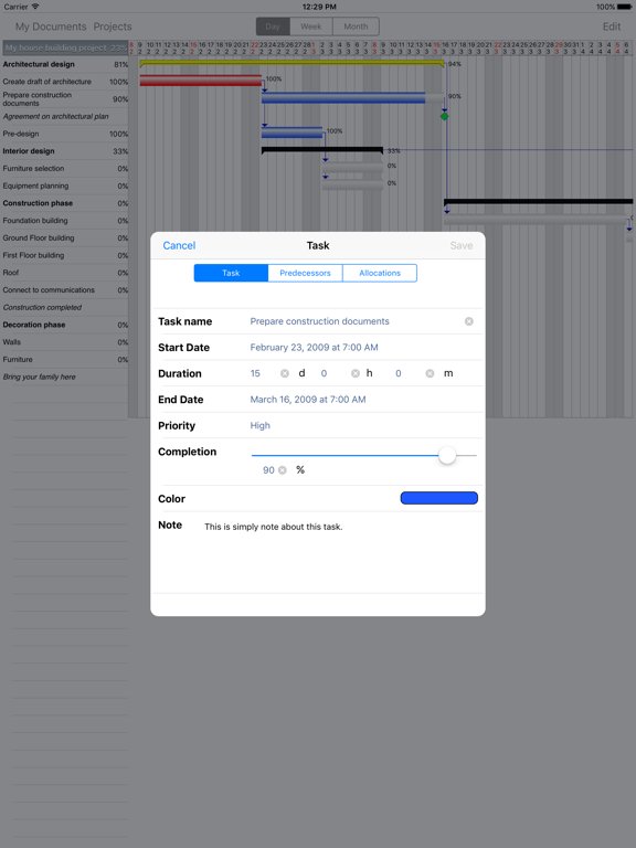 Project Planner HD