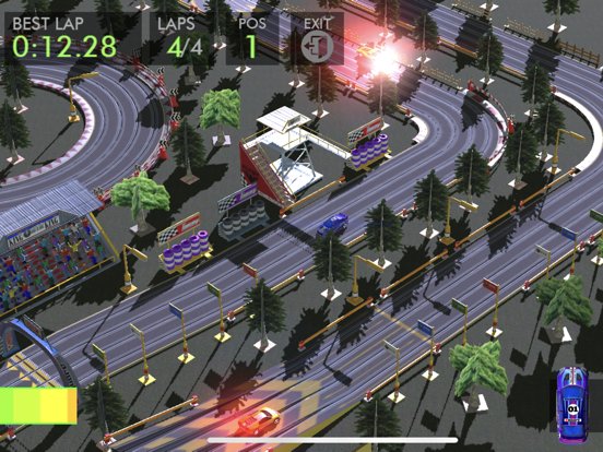 Slot Car HTR+ : 3D Simulation