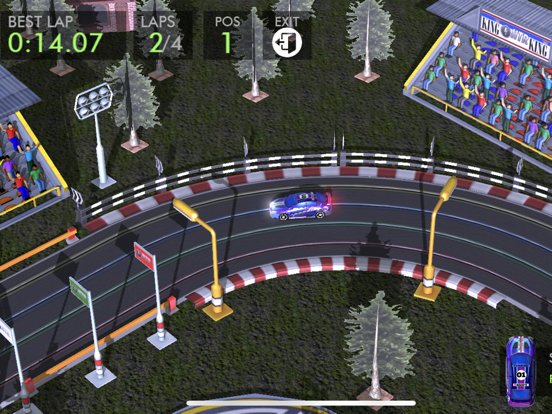 Slot Car HTR+ : 3D Simulation