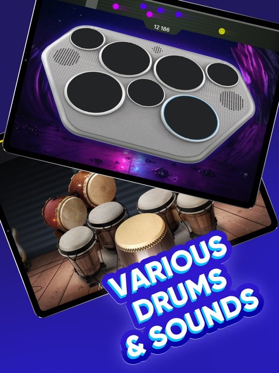 WeDrum: Drum Games, Real Drums