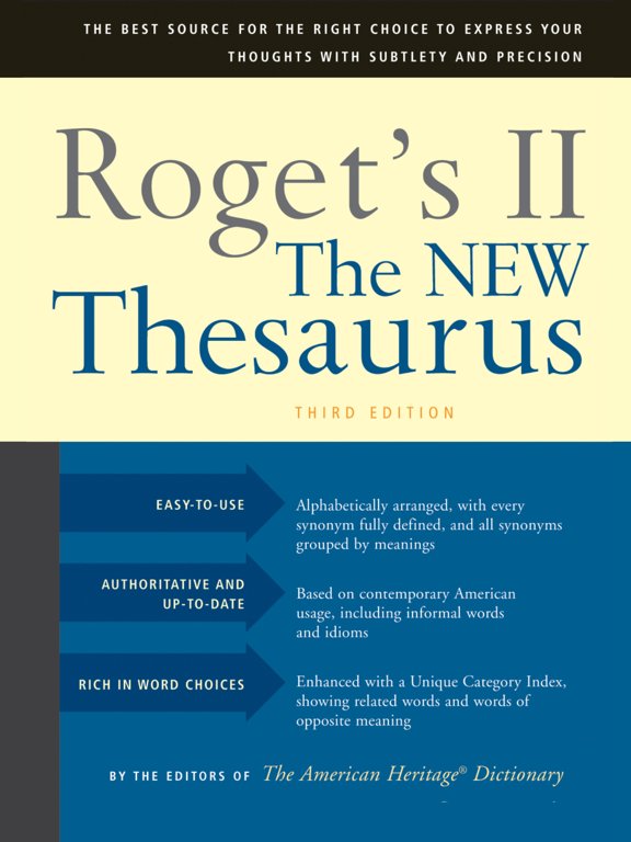 Roget's II: New Thesaurus