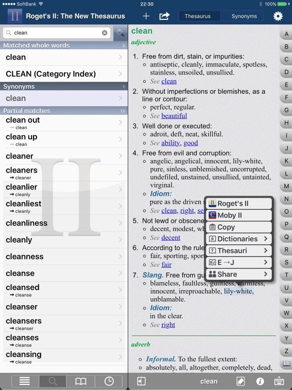 Roget's II: New Thesaurus