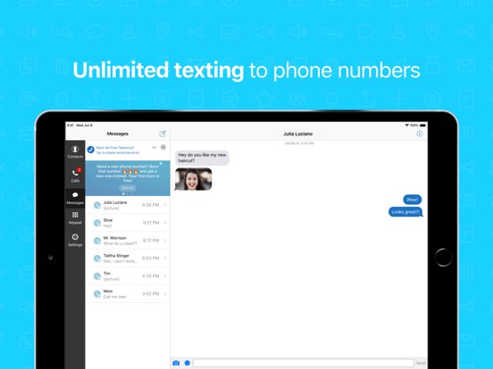 Talkatone: WiFi Text & Calls