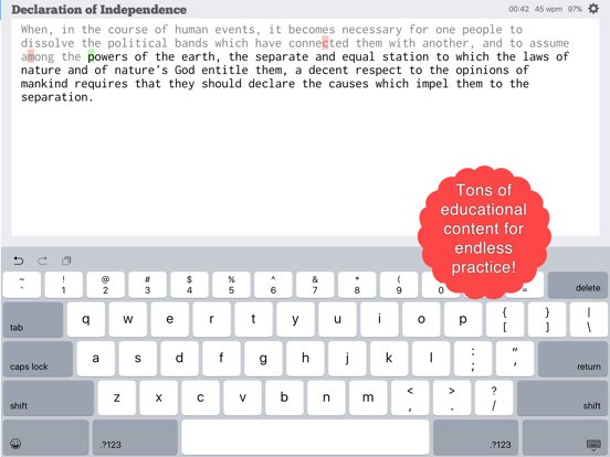 TapTyping - typing trainer suite