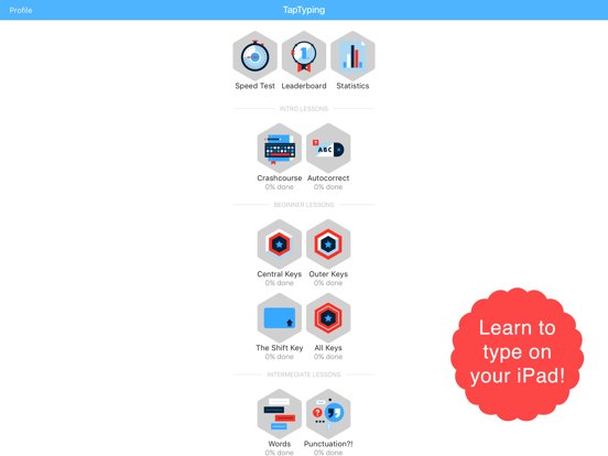TapTyping - typing trainer suite