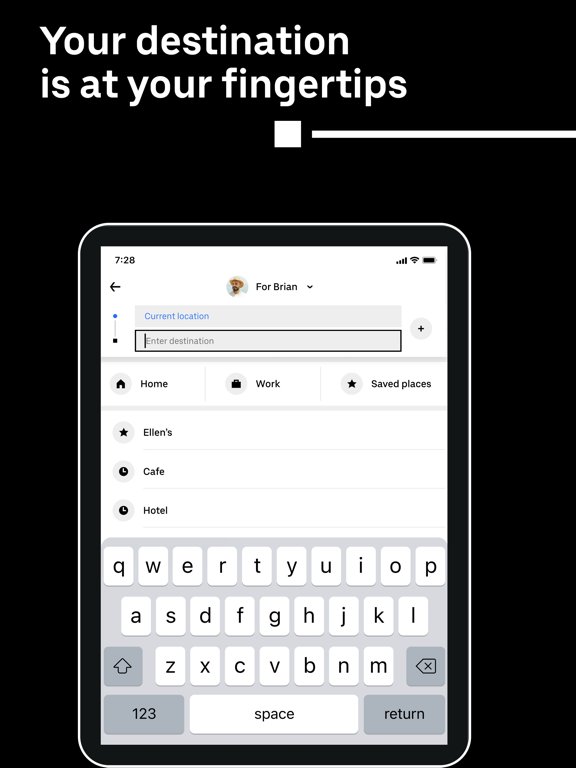 Uber - Request a ride